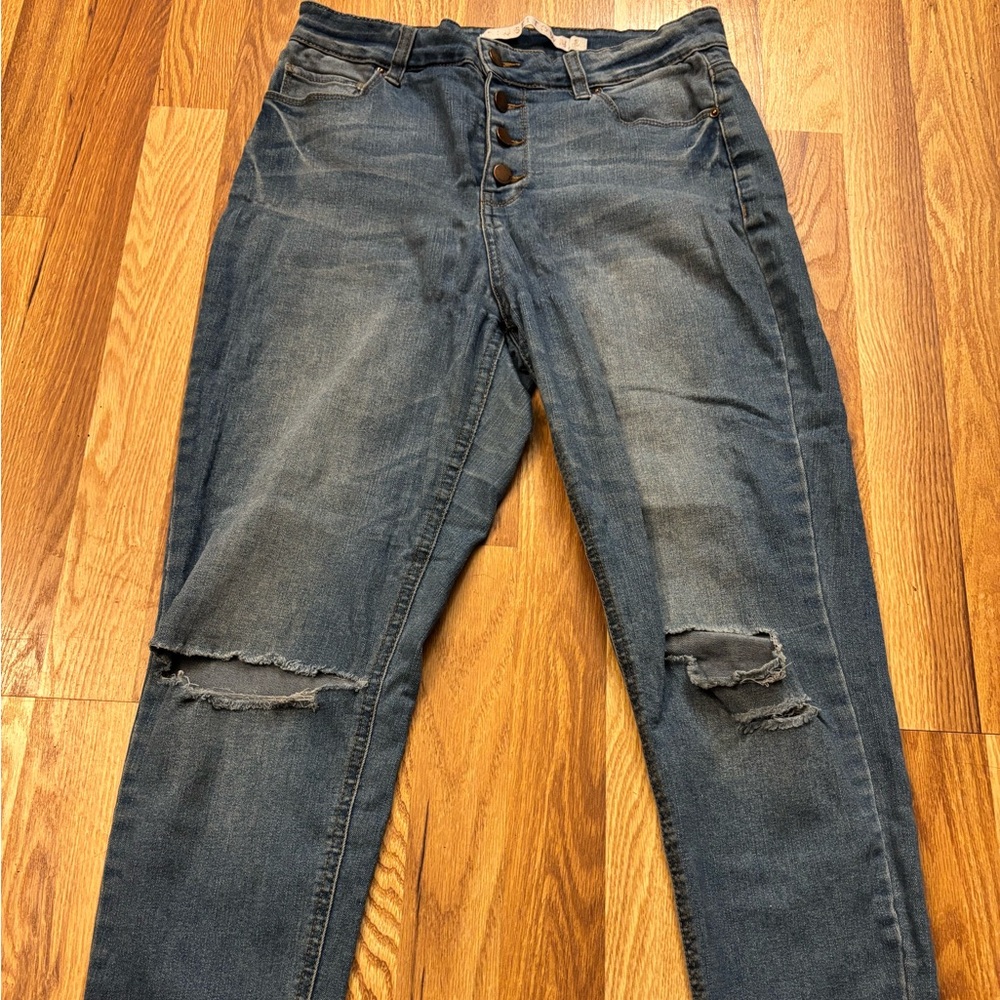 Tinseltown Distressed denim Skinny Jeans